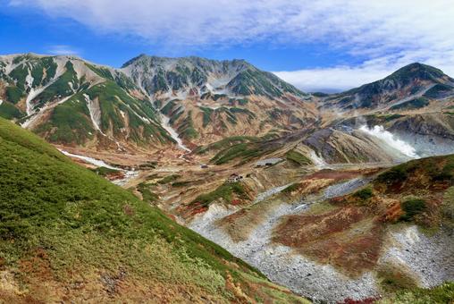 北アルプス大日岳紅葉登山 北アルプス大日岳紅葉登山の写真