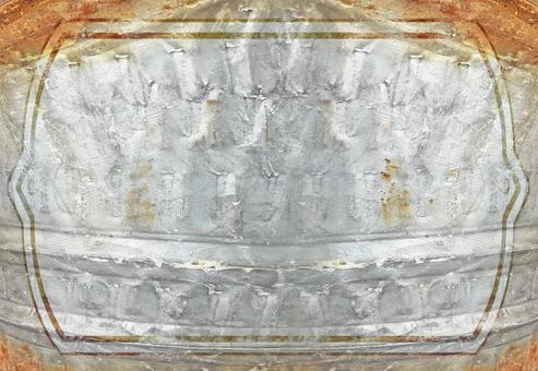 Antique tin frame, JPG Antique tin frame, tinplate, metal, iron plate, JPG