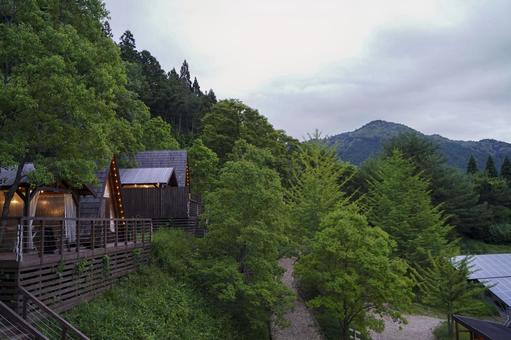 グランピングの写真