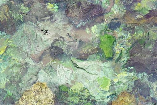 光と波紋の美しい水底模様 水,水面,水底の写真素材