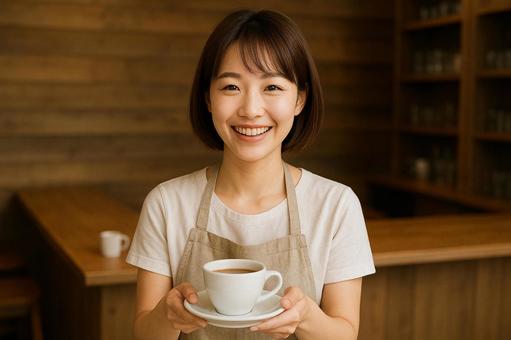 温かな接客 温かな接客の写真