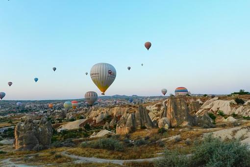 トルコ 気球 トルコ 気球の写真