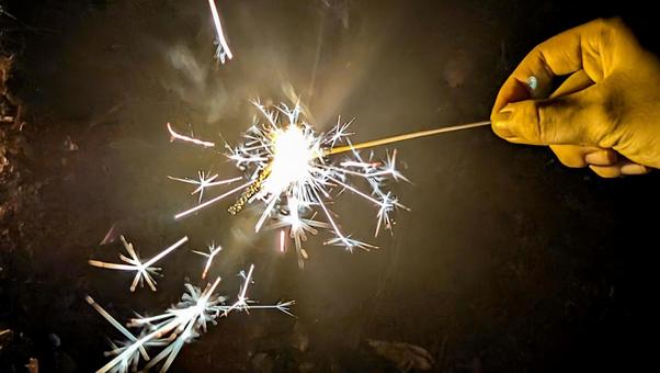 手持ち花火 手持ち花火の写真