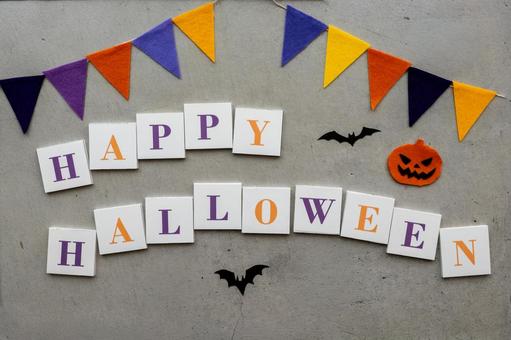 コンクリ背景のハロウィンデコレーション コンクリ背景のハロウィンデコレーション ハロウィン,ジャックオランタン,万聖節前夜の写真素材