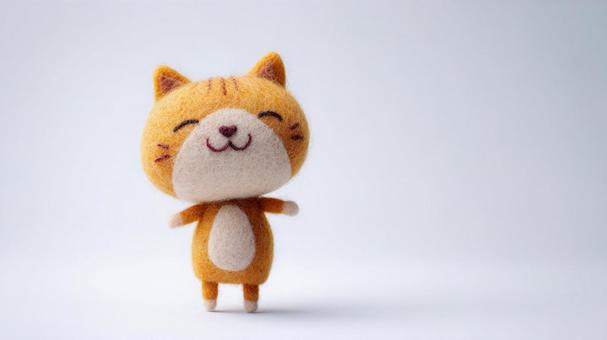 ねこのぬいぐるみ ねこのぬいぐるみの写真