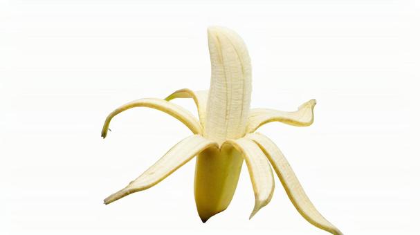 剥いたバナナ(背景透過) 剥いたバナナ(背景透過) バナナ,banana,果物の写真素材