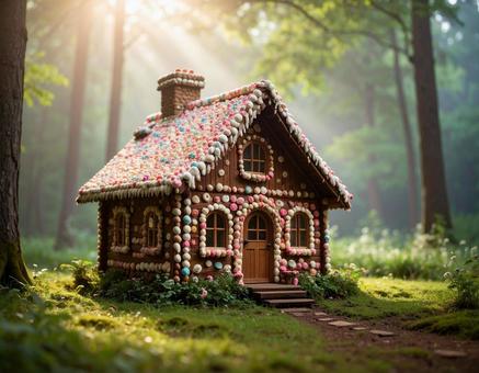 お菓子の家の写真