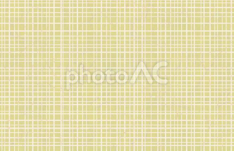 和紙　格子　黄色 和紙,格子,チェックの写真素材