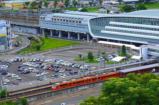 Photo, jr shintosu station, nagasaki main line, huis ten bosch, 
