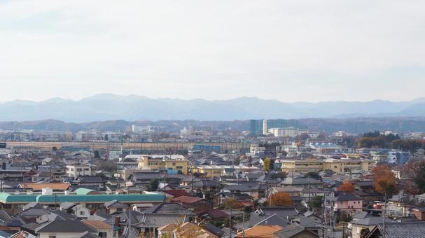 天王山から見る横田基地（東京都・瑞穂町） 天王山展望広場,瑞穂町,天王山の写真素材