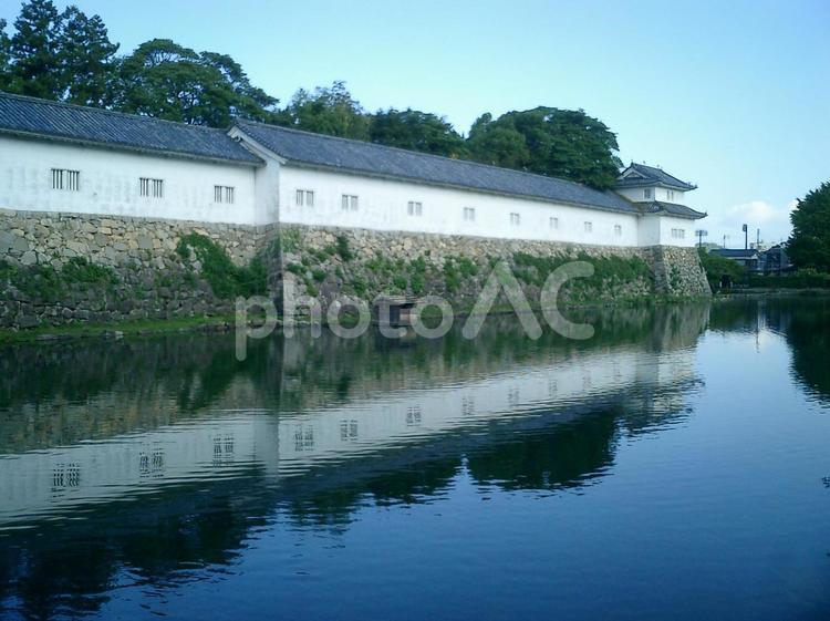 彦根城二の丸佐和口の多聞櫓 彦根城の写真素材