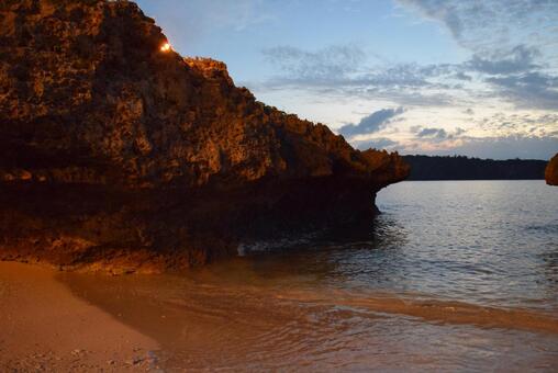 沖縄のビーチ 沖縄のビーチの写真