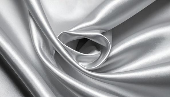 銀色の高級感のある生地の写真