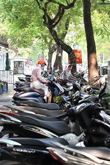 ハノイの街並み ハノイの街並みの写真