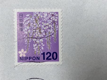 切手　消印　使用済み切手　普通切手 切手,消印,使用済み切手の写真素材
