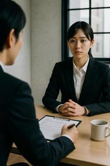 面接の質疑応答 面接の質疑応答の写真