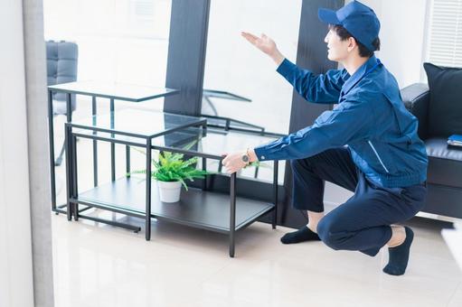 引越し業者 引越し業者 ビジネス,荷物,転居の写真素材