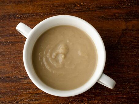 ごぼうスープ ポタージュ 牛蒡,ゴボウスープ,食べ物の写真素材