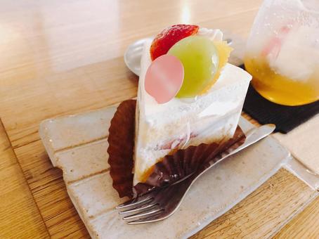 ショートケーキ ショートケーキ スイーツ,カフェ,ケーキの写真素材