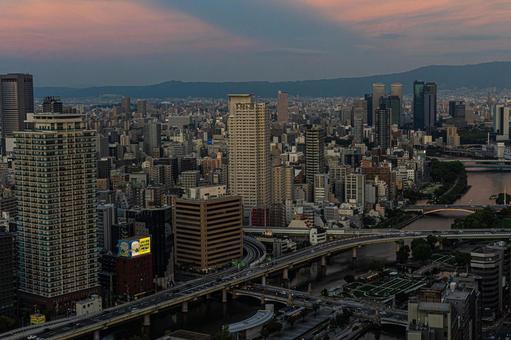 都市景観 都市景観 ステーションワン,淀屋橋,大阪の写真素材