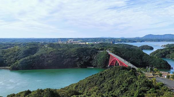 碧き湾、志摩の輝き 的矢湾,絶景,海の写真素材