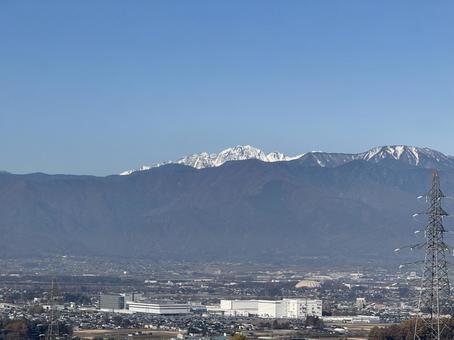 晩秋の穂高連峰(2025.11) 穂高連峰,晩秋,信州の写真素材