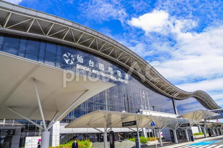 仙台国際空港 宮城県 仙台国際空港,空港,仙台空港の写真素材