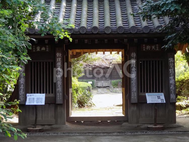 哲理門　妖怪門 哲理門,妖怪門,哲学堂公園の写真素材