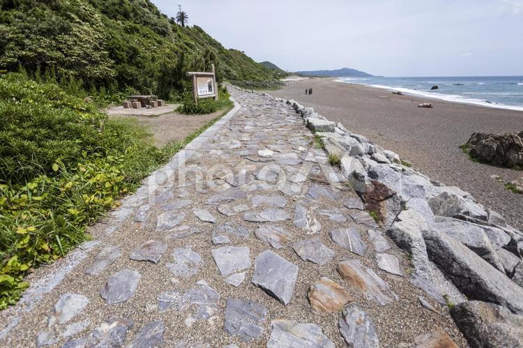 日出園地22（田原市） 日出園地,日出,砂浜の写真素材