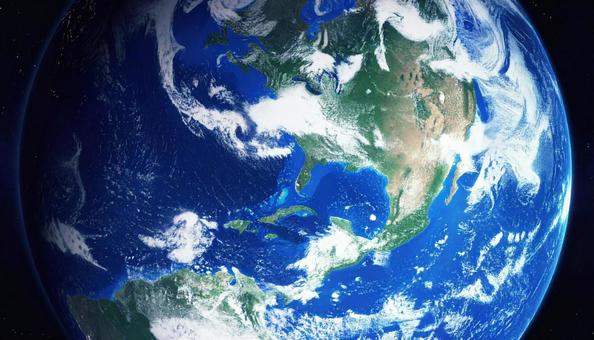 宇宙から見た地球 宇宙から見た地球の写真