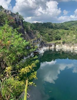 地図に無い湖 地図に無い湖 茨城県,石切山脈,自然の写真素材