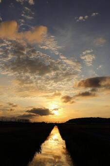 夕焼け 夕焼けの写真