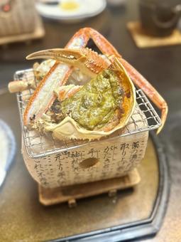 松葉蟹のかにみそ 松葉蟹,蟹味噌,みその写真素材