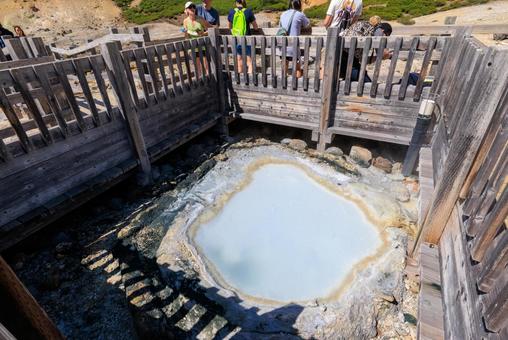 登別地獄谷 登別地獄谷 地獄谷,登別地獄谷,登別の写真素材