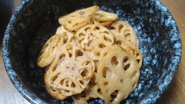 れんこんのきんぴら レンコン 蓮根常備菜 れんこんのきんぴら レンコン 蓮根常備菜 蓮根,レンコン,蓮の写真素材
