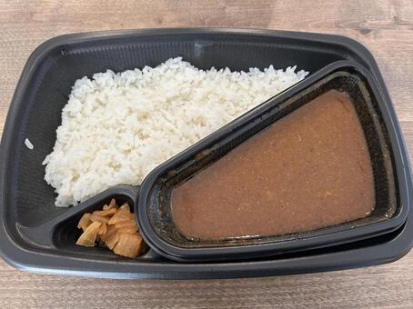 カレーライス テイクアウト カレーライス,テイクアウト,食品の写真素材