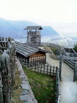 Photo, shinshu, chikuma-shi, shiroyama historical park, 