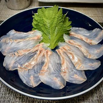 Thinly sliced flounder, JPG Thinly sliced flounder, JPG