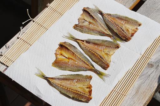 鯵のみりん干し アジ,魚,干物の写真素材