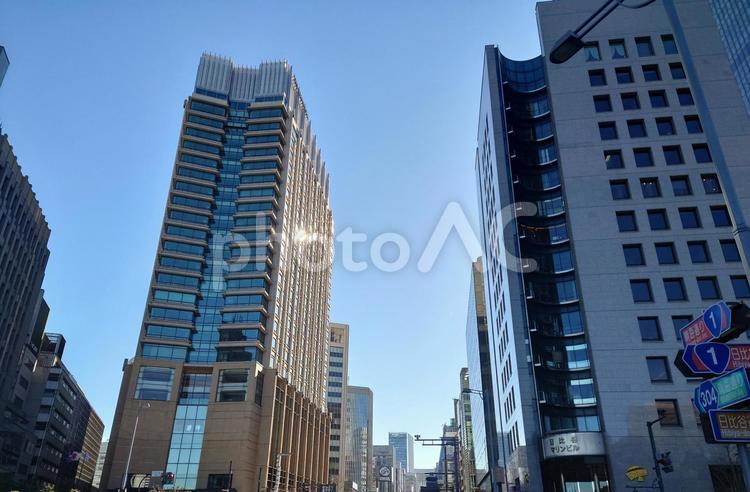 日比谷の風景 日比谷ミッドタウン,日比谷,東京の写真素材