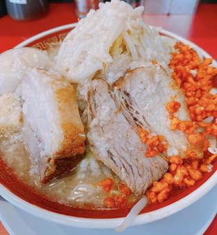 二郎系ラーメン ラーメン,二郎系,二郎系ラーメンの写真素材