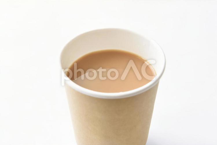 ミルクティー　お持ち帰り　イメージ ミルクティー,紅茶,ティーの写真素材