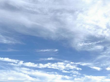 空と雲 空,晴天,晴れの写真素材