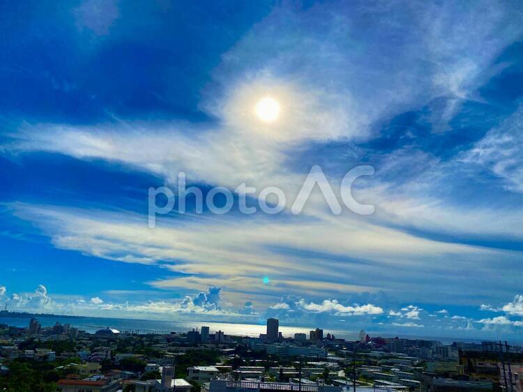 雨上がりの風景 空,雲,景色の写真素材
