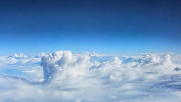 雲の上 雲の上 雲の上,雲,空の写真素材