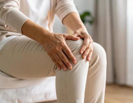 膝の関節痛の写真