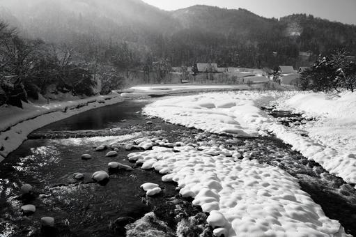 雪の白川郷 雪の白川郷の写真
