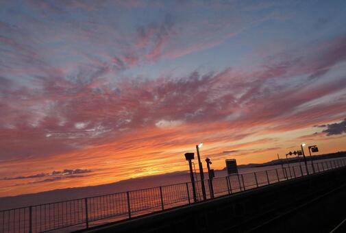 夕焼け 夕焼けの写真