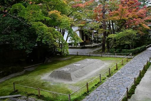 秋の法然院 法然院,京都,秋の写真素材