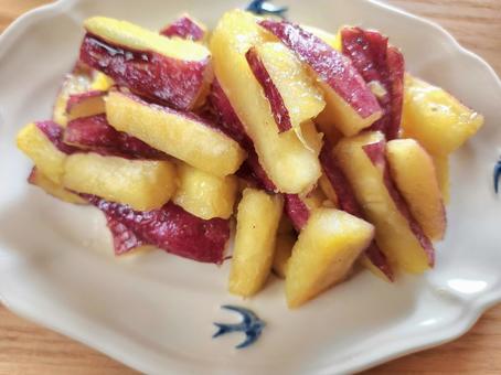 さつまいもスティック さつまいもスティック サツマイモ,さつまいも料理,ハニーバターの写真素材